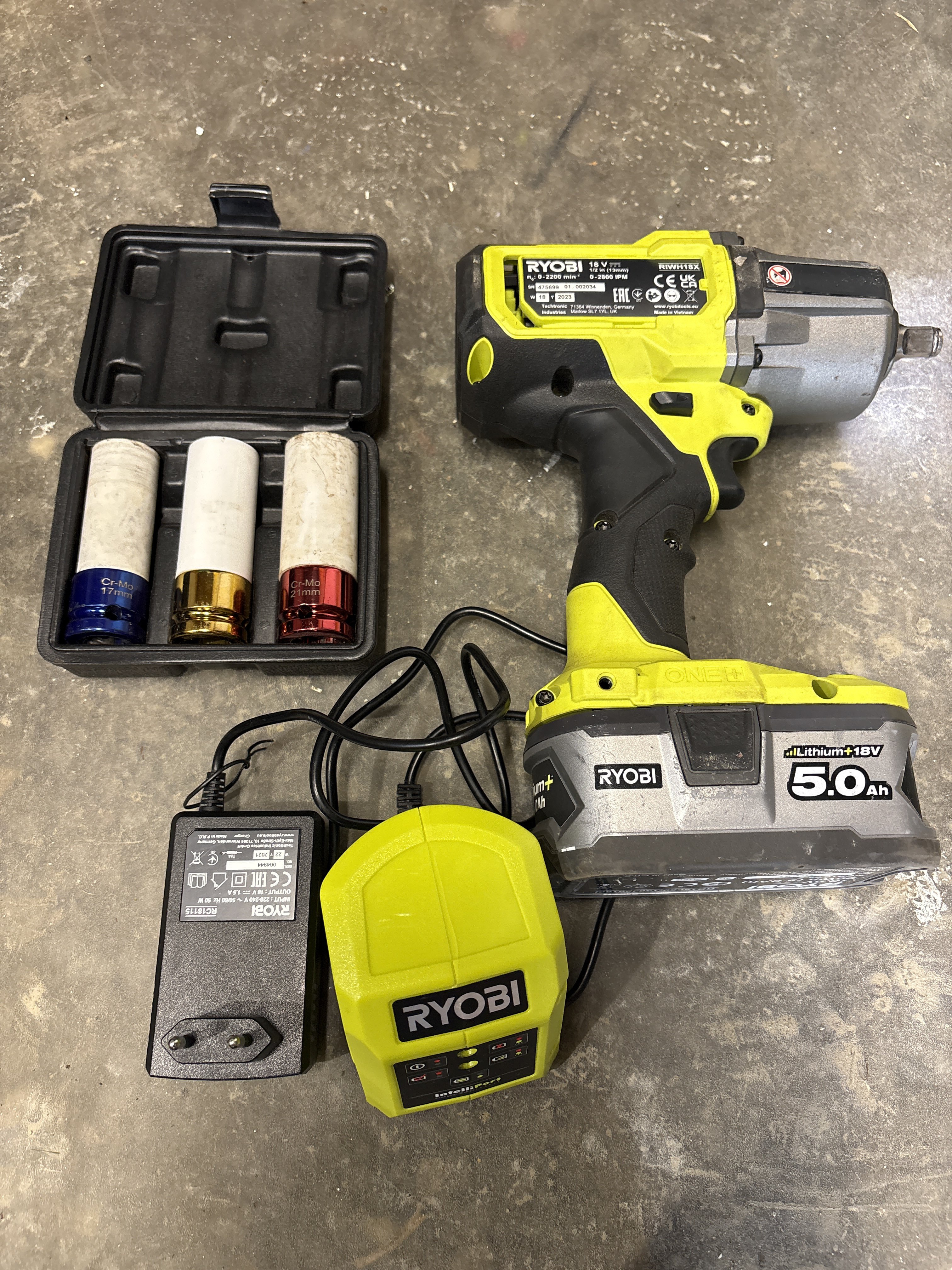 Ryobi riwh18x 1600 nm