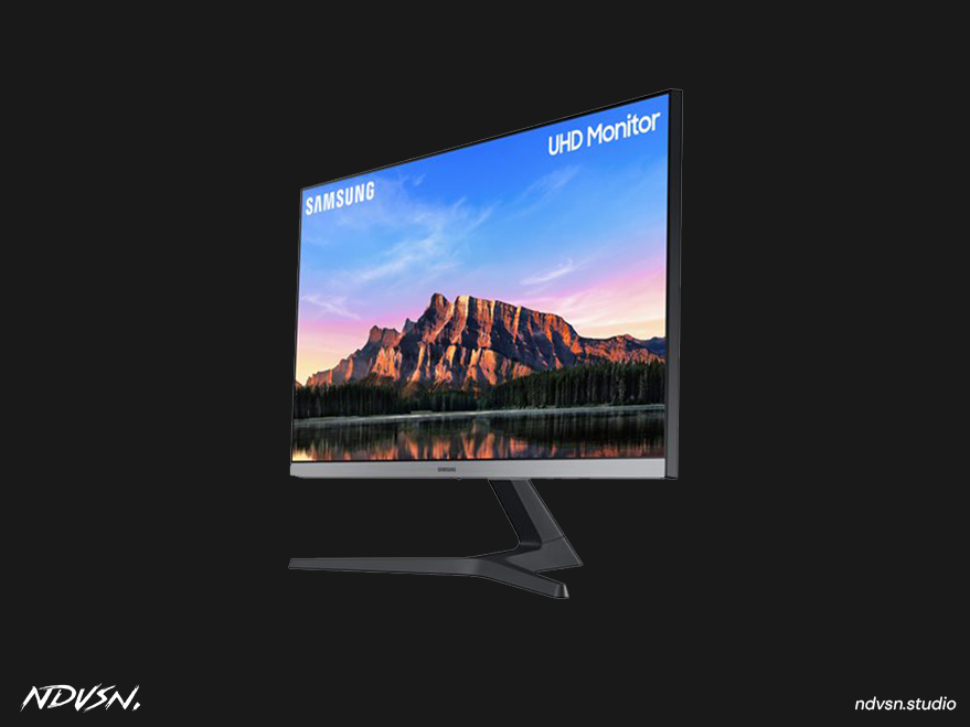 Samsung — 28" 4k uhd monitor (hdr)  u28r550uqr