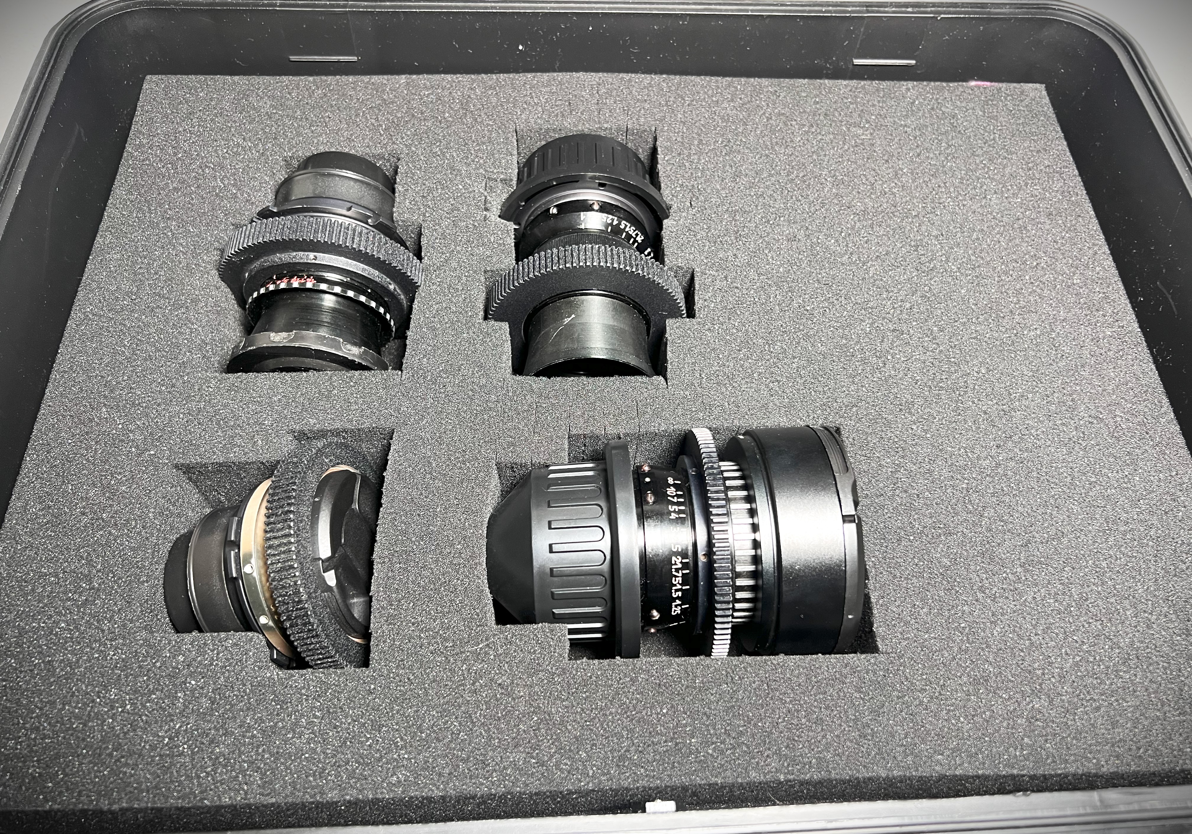 Rent 4x Vintage Lomo OKC Super Speed rehoused PL Lenses set from