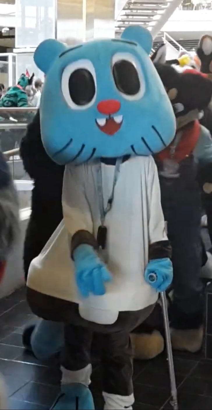 Gumball kostyme 