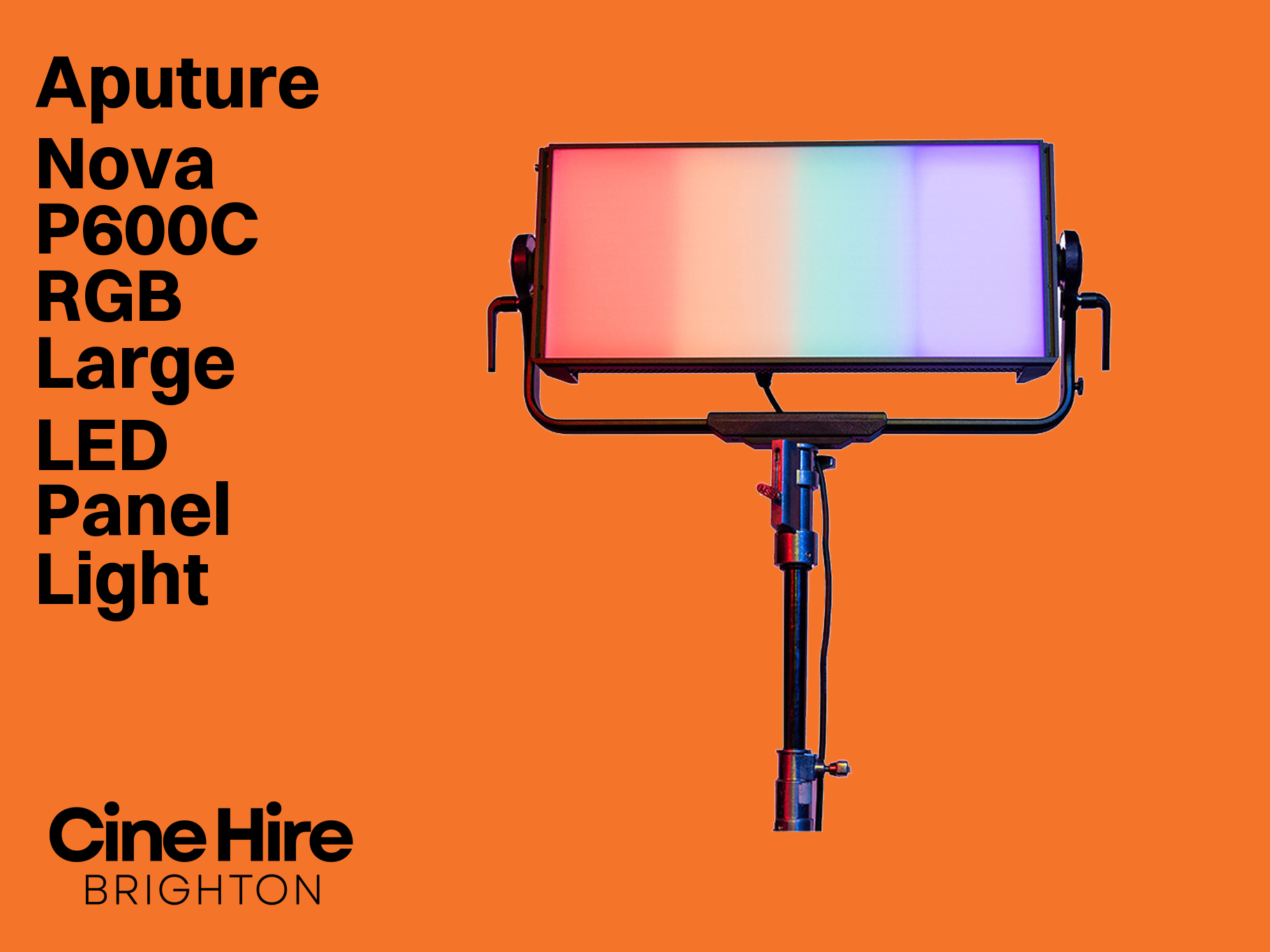 Aputure  nova p600c  rgb large led panel light
