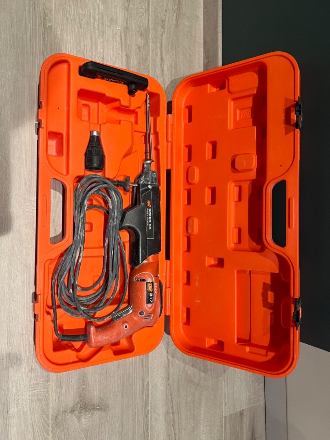 Gipsdrill - magasindrill - spit 217 + speed 55 skruautomat