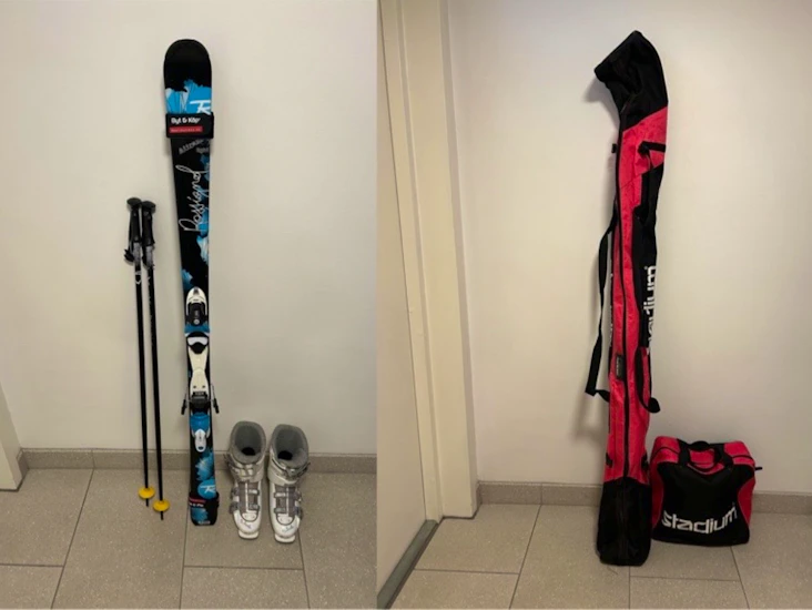 Damskidor paket, slalomskidor, pjäxor