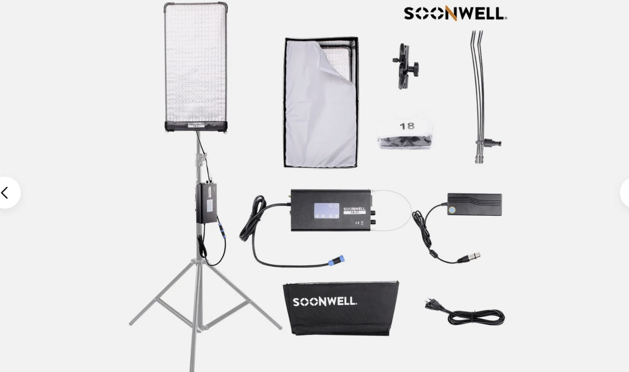 Soonwell fb21 flexi light + light stand 