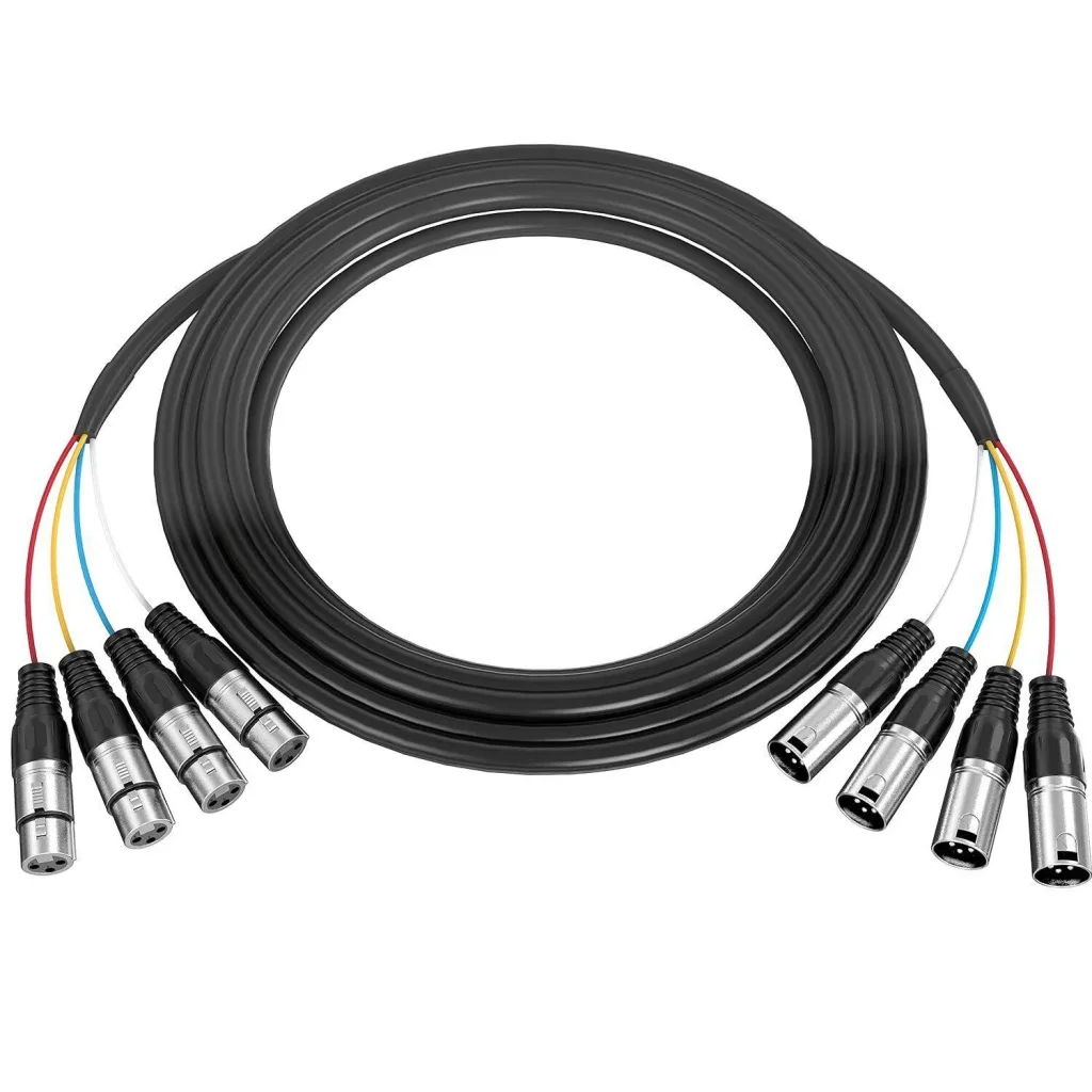 6 metre snake with 4 xlr 