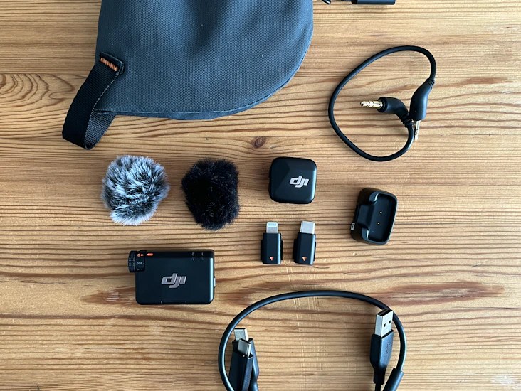Dji mic mini med två stycken mikrofoner