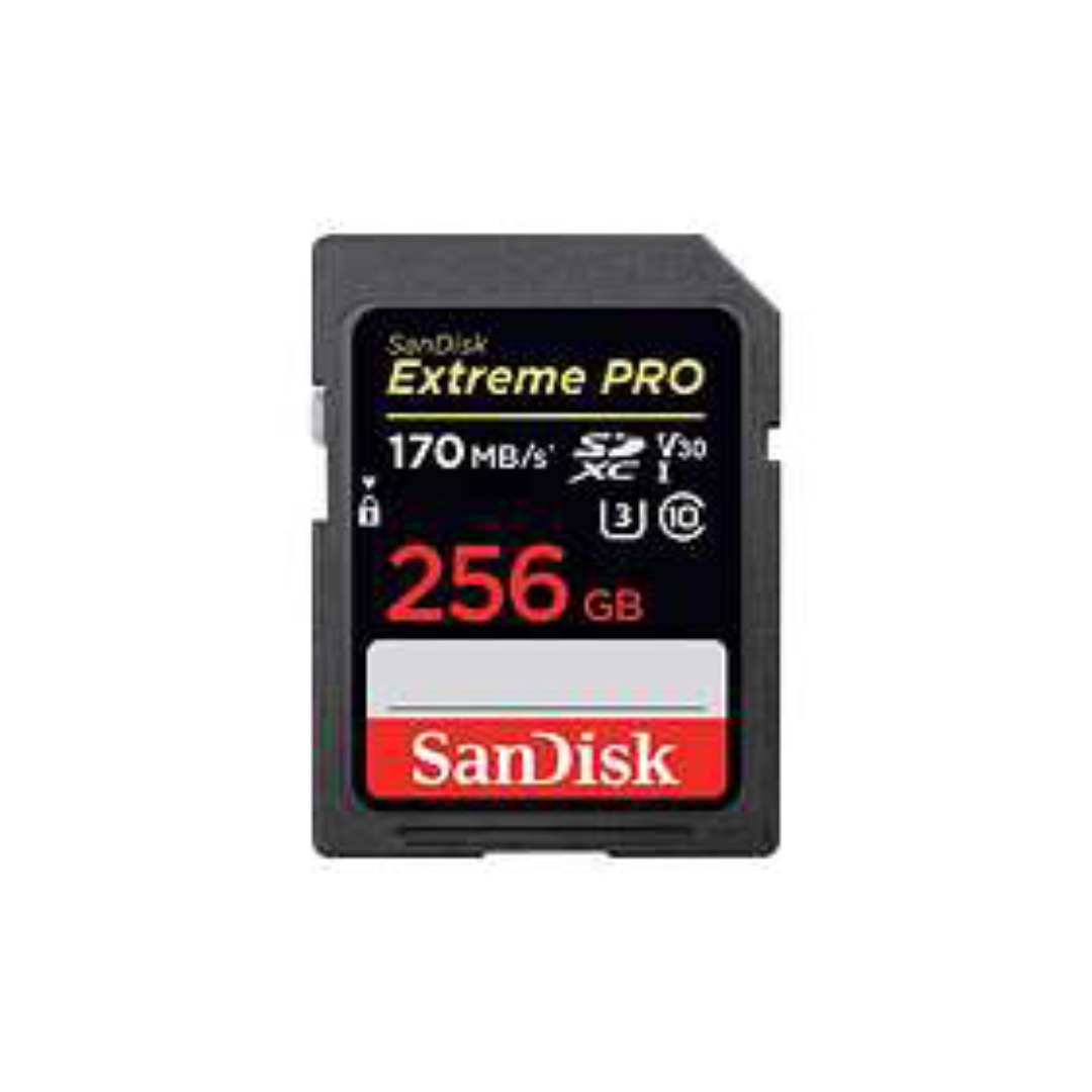 Sandisk extreme pro 256 gb sdxc 170mb/s