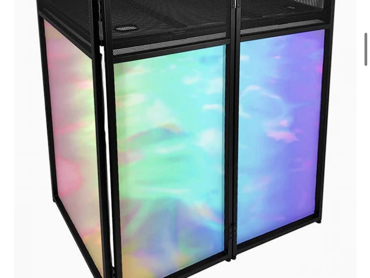 Gorilla dbs-lite mkii dj booth stand table including carry bag & scrims