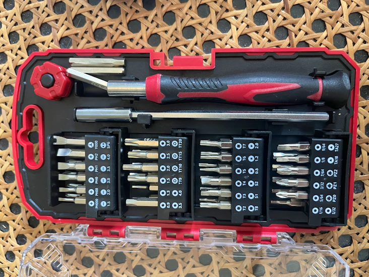 Precisionsmejsel sats 48 bits