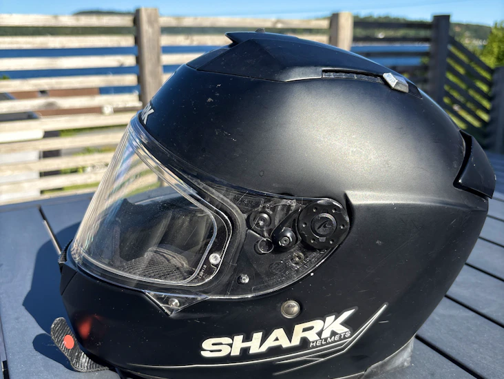 Shark speed r motorsykkelhjelm str 58/m