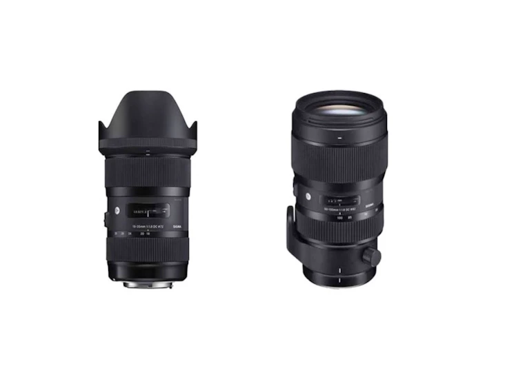 Sigma art 18-35mm and 50-100mm f1.8 ef