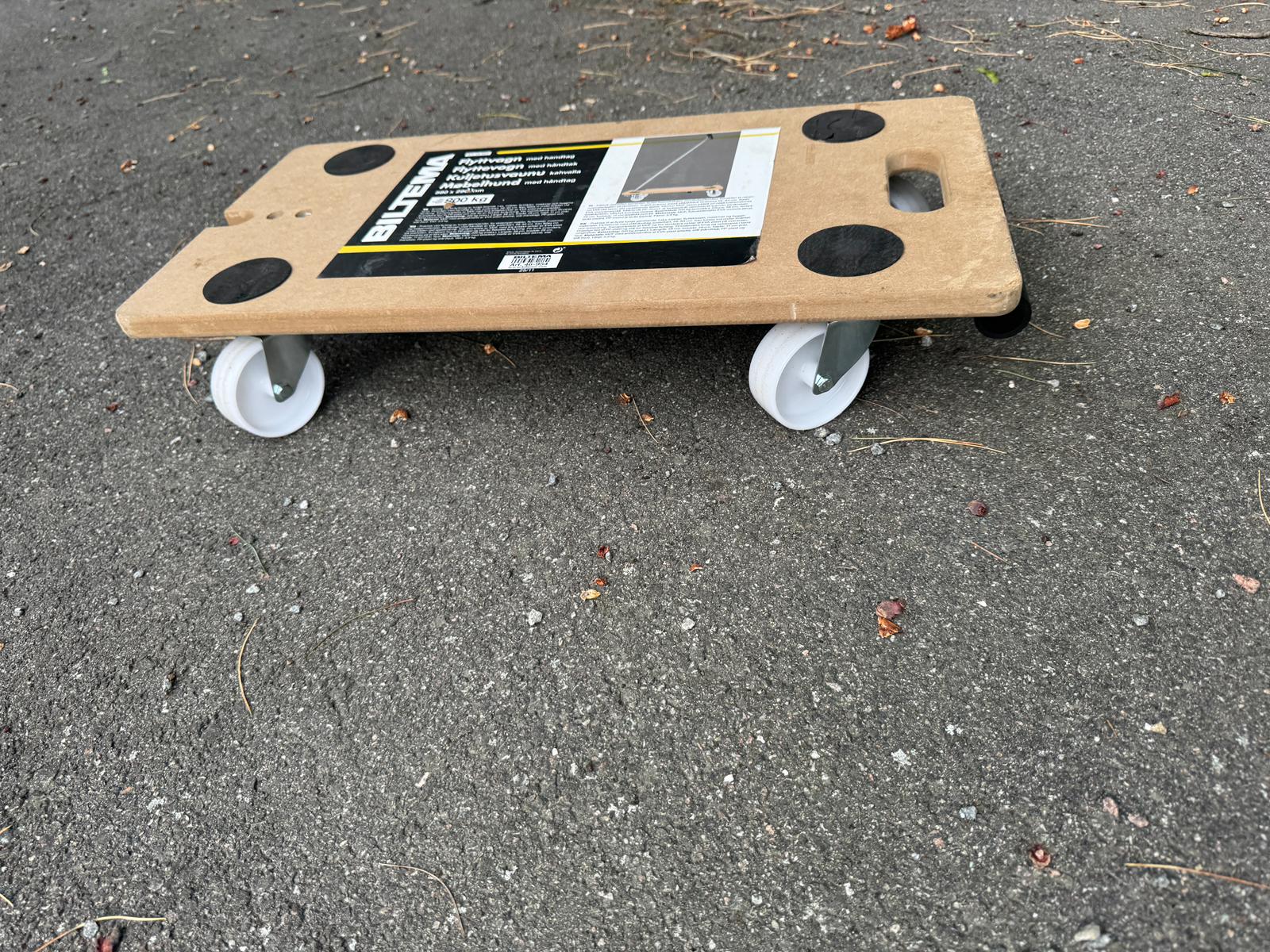 Flyttvagn 200kg med handtag