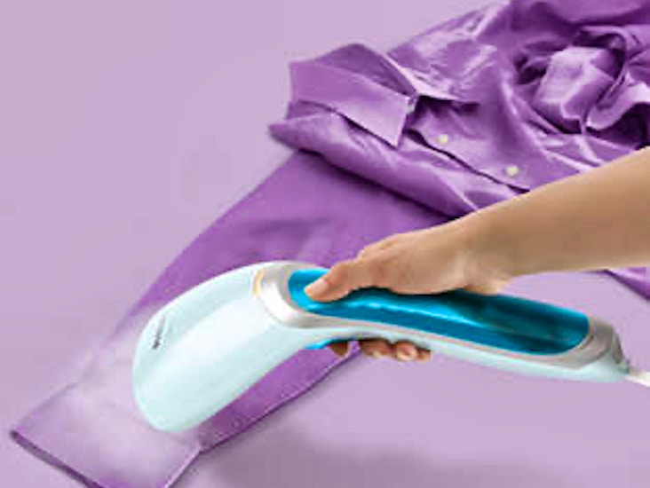 Handsteamer – tar bort skrynklor, lukt & bakterier (sidenvänlig + kompakt)