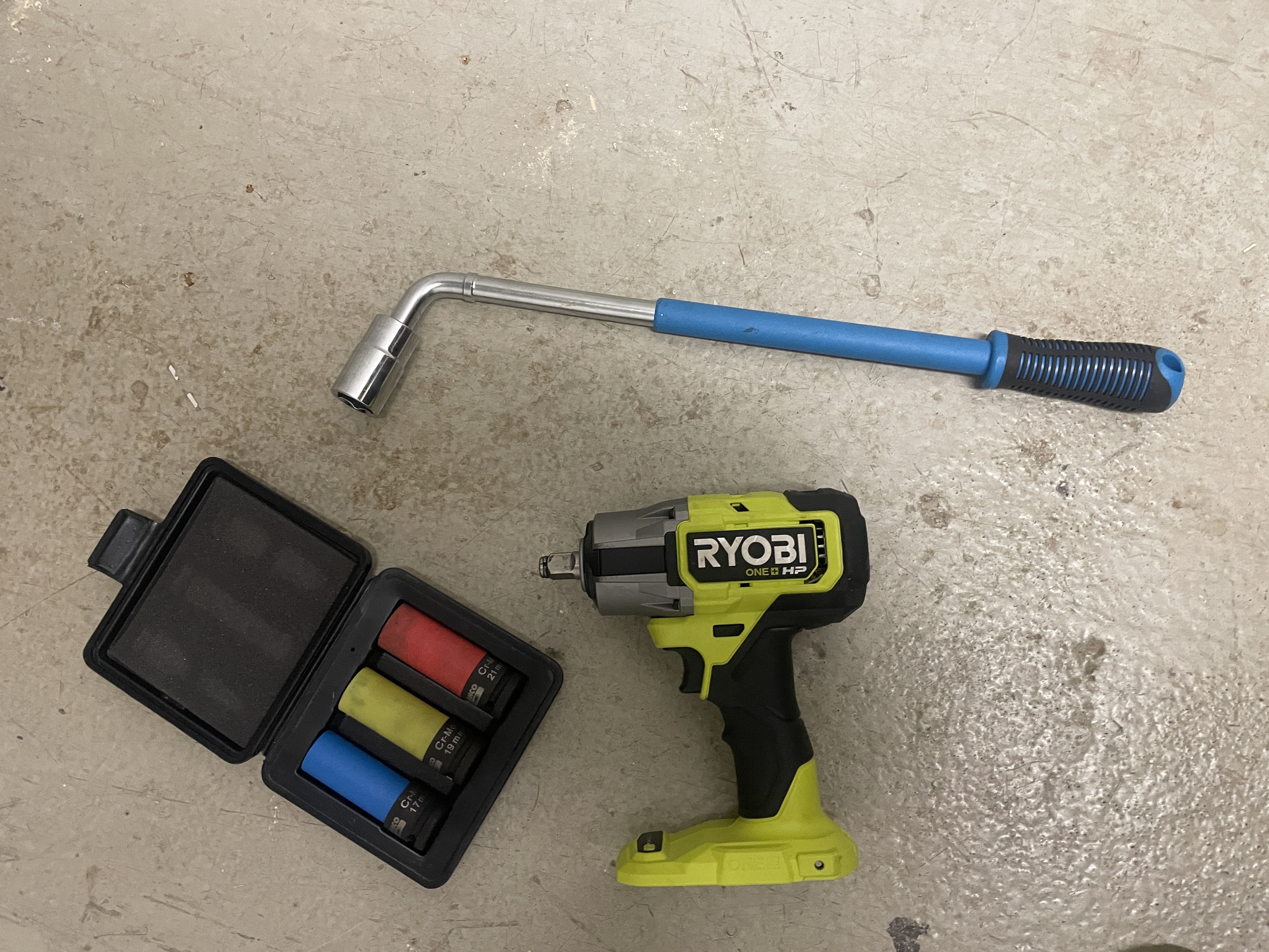 Muttertrekker og hjulpipesett