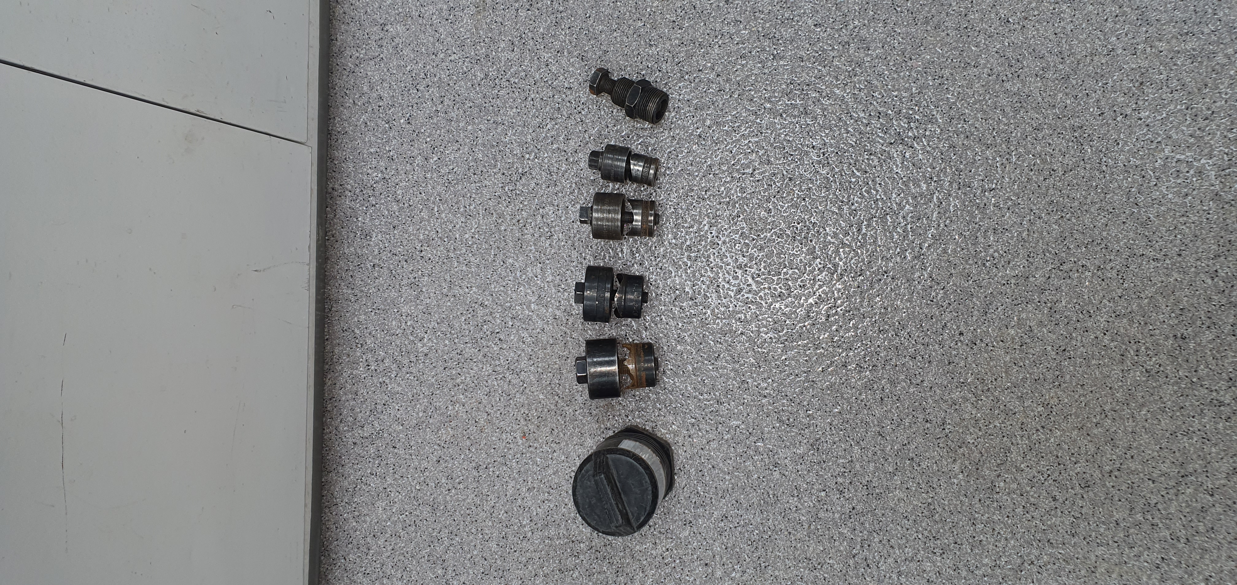 Håltagare för rostfritt