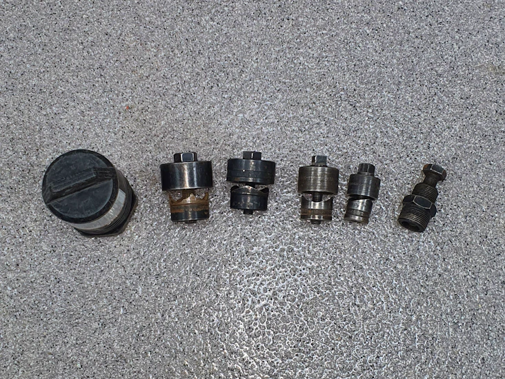 Håltagare för rostfritt