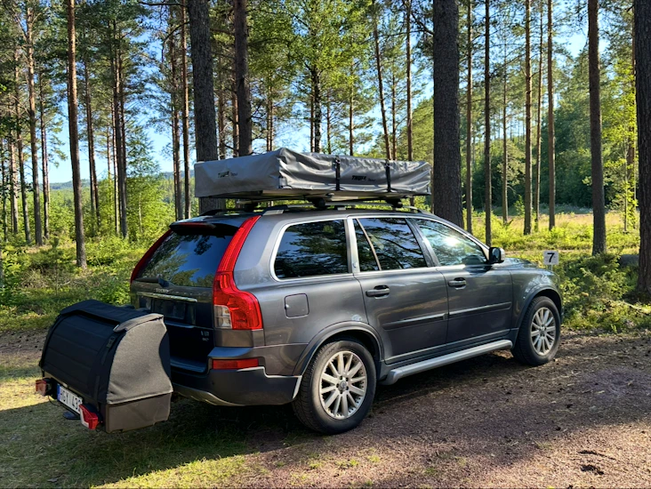 Lasthållare för dragkrok thule onto 2