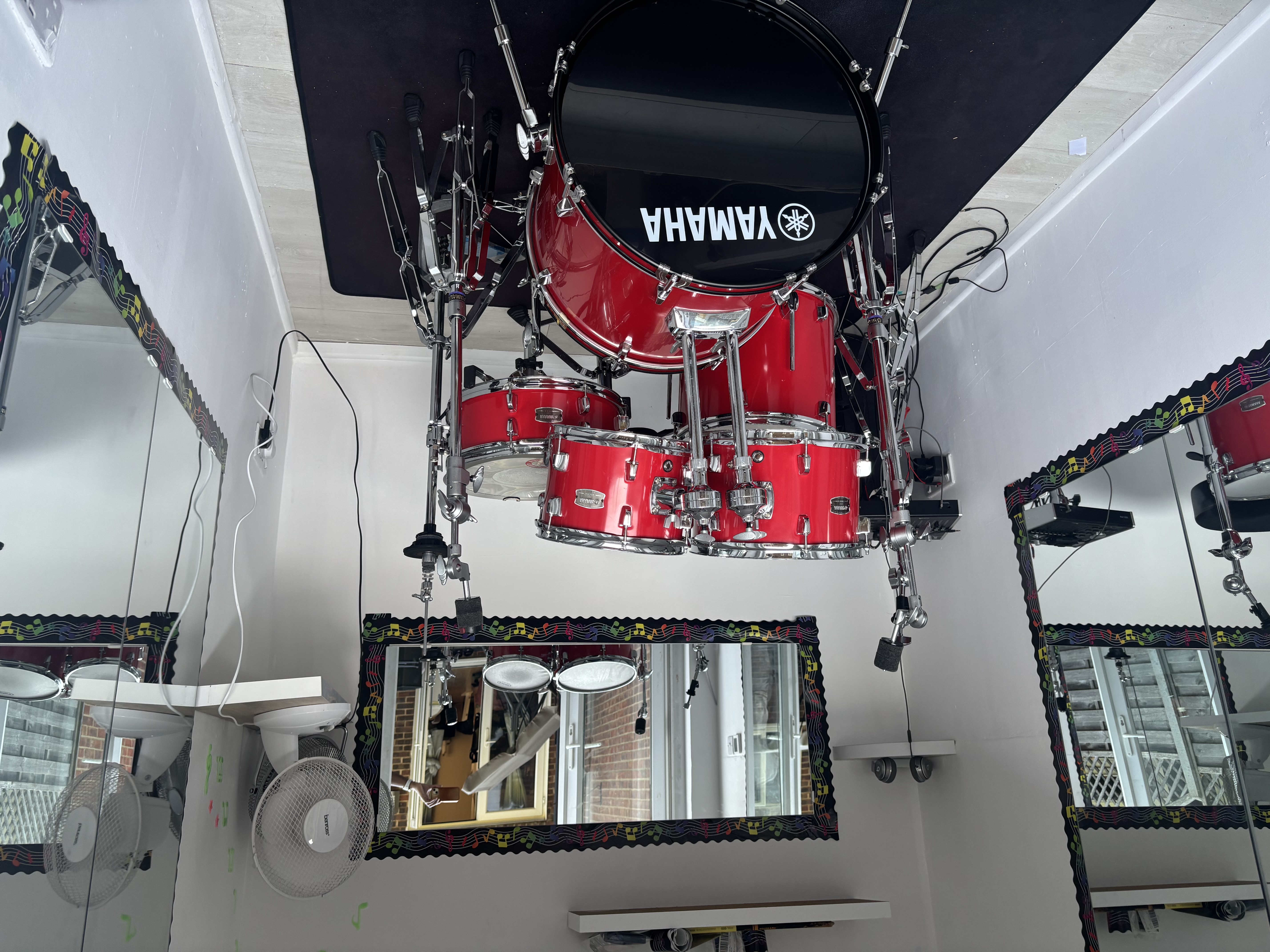 Yamaha 5 piece drum kit shell pack - drums only