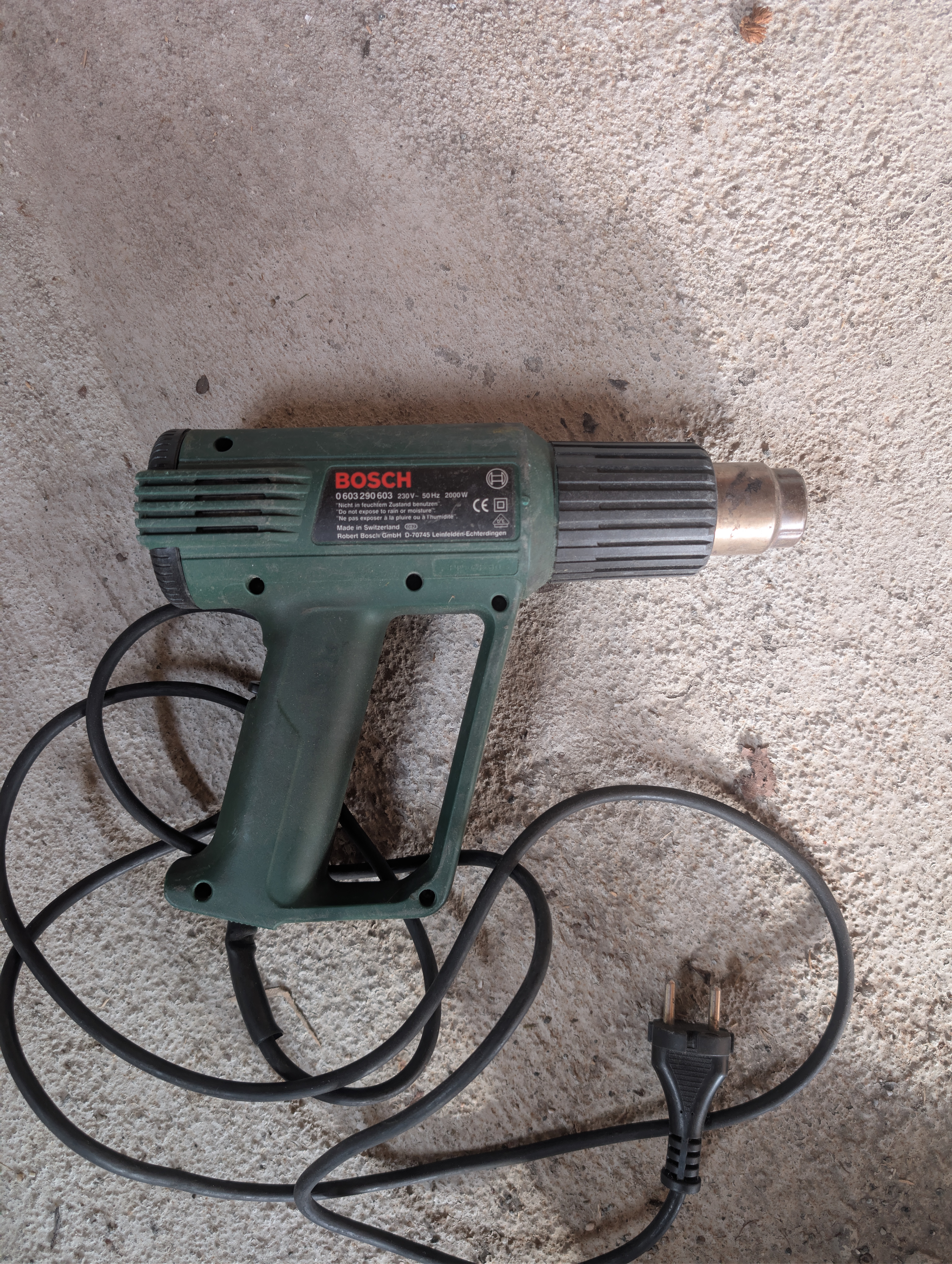 Varmepistol bosch 2000w