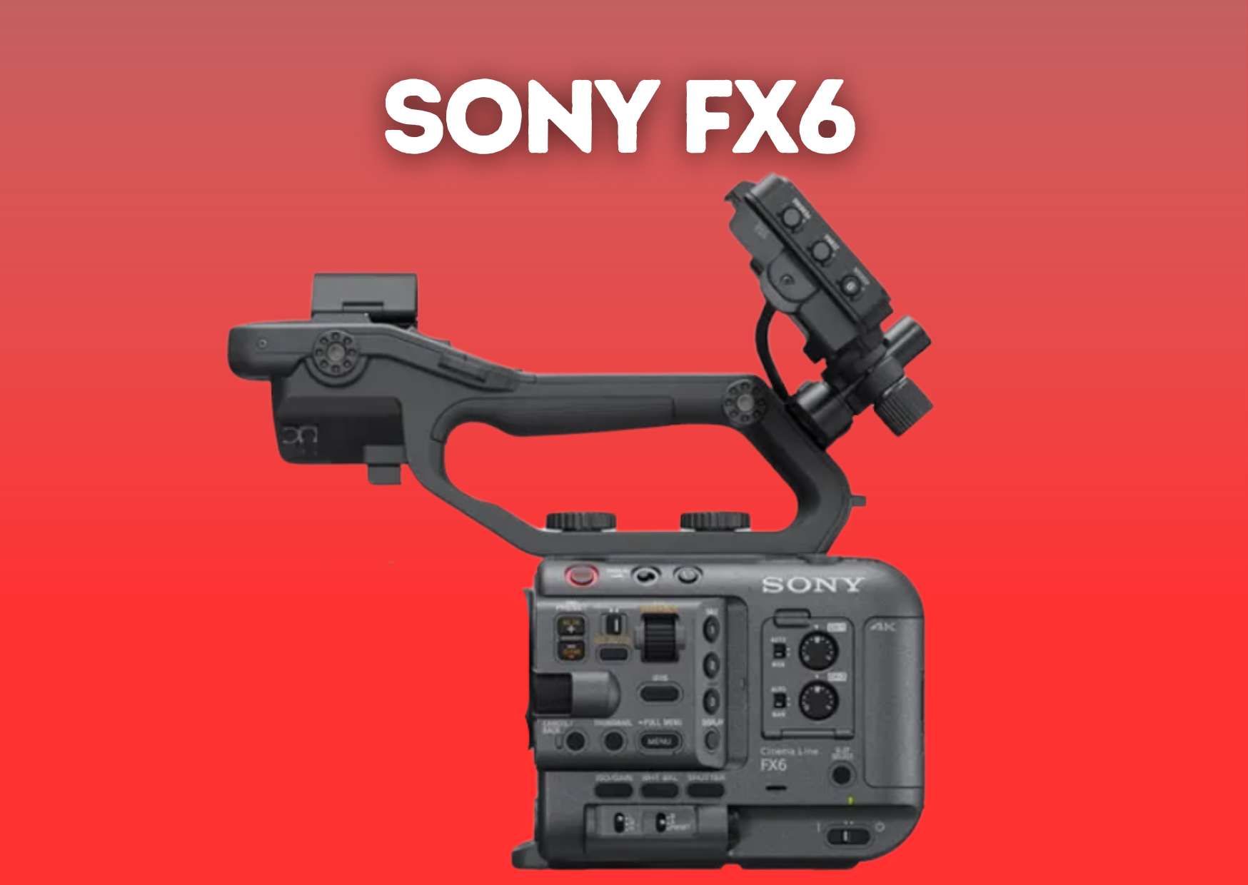 Sony fx6 cine camera 4k + 960gb cfexpress