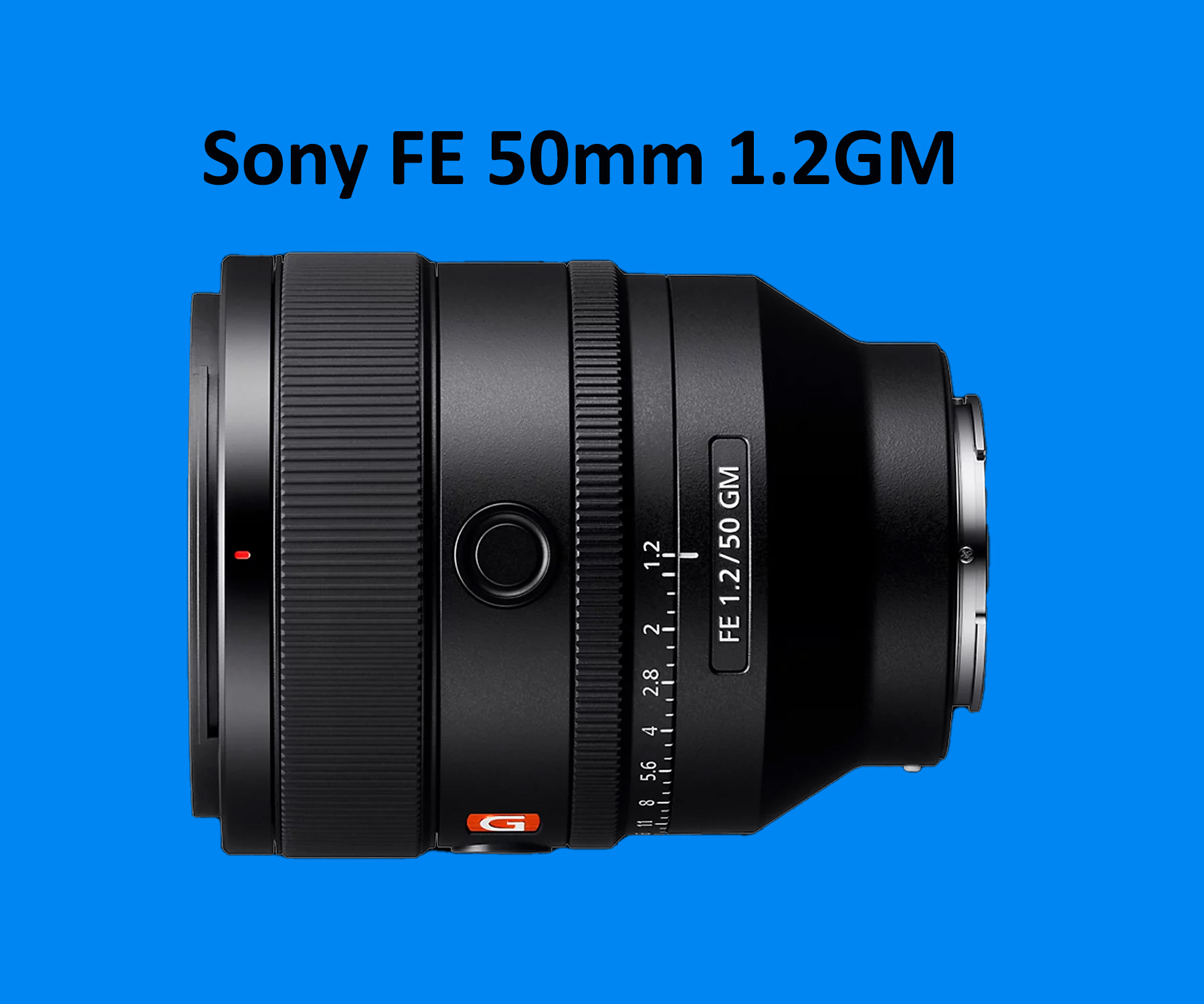Sony fe 50mm f1.2 gm full-frame large-aperture g master lens