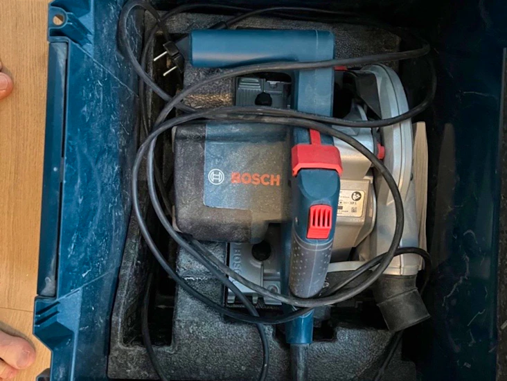 Bosch professional sänksåg gkt550 med skena