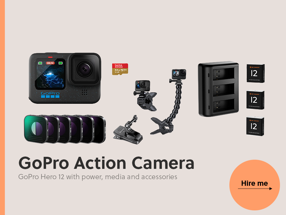 Gopro hero12 action camera package