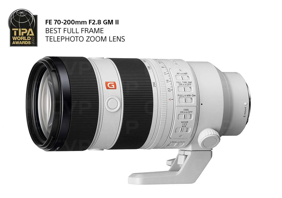 Sony 70-200mm f2.8 gm ii telephoto lens 