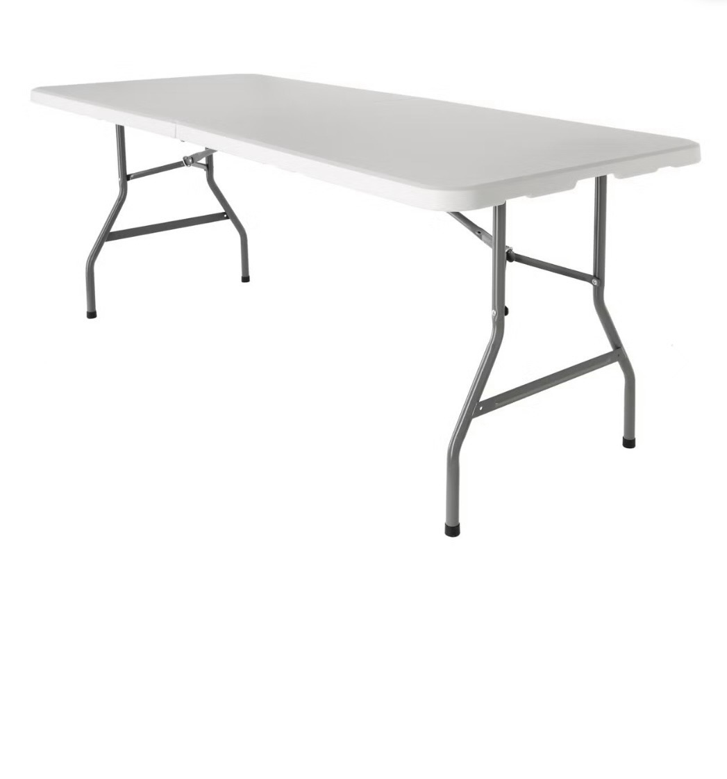 Hopfällbart bord 180 cm – stabilt & lätt att transportera 