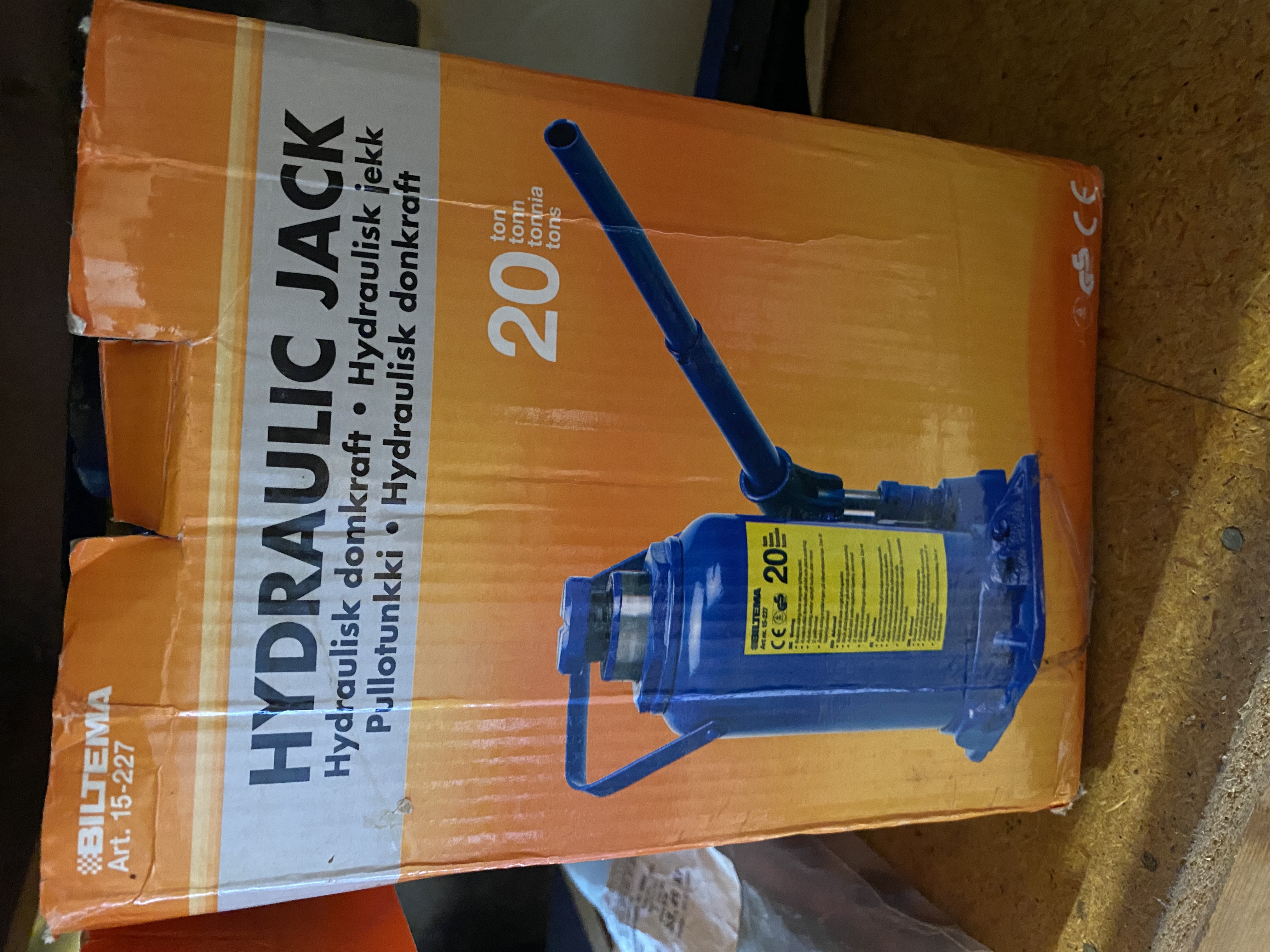 Domkraft hydraulisk 20 ton