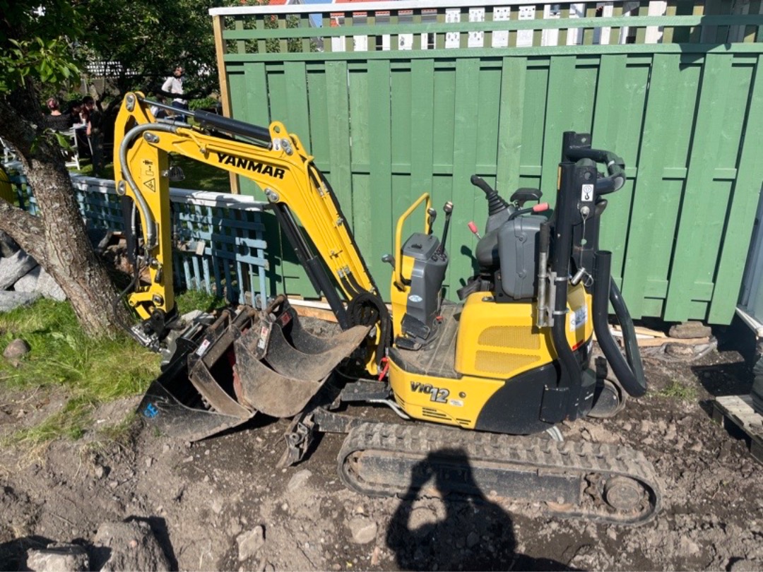 Minigrävare yanmar vio12