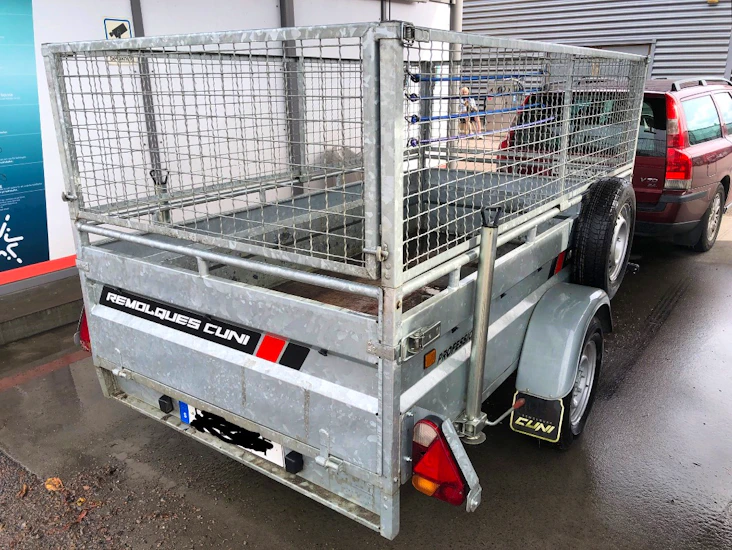 Robust bromsat gallersläp, tippbart