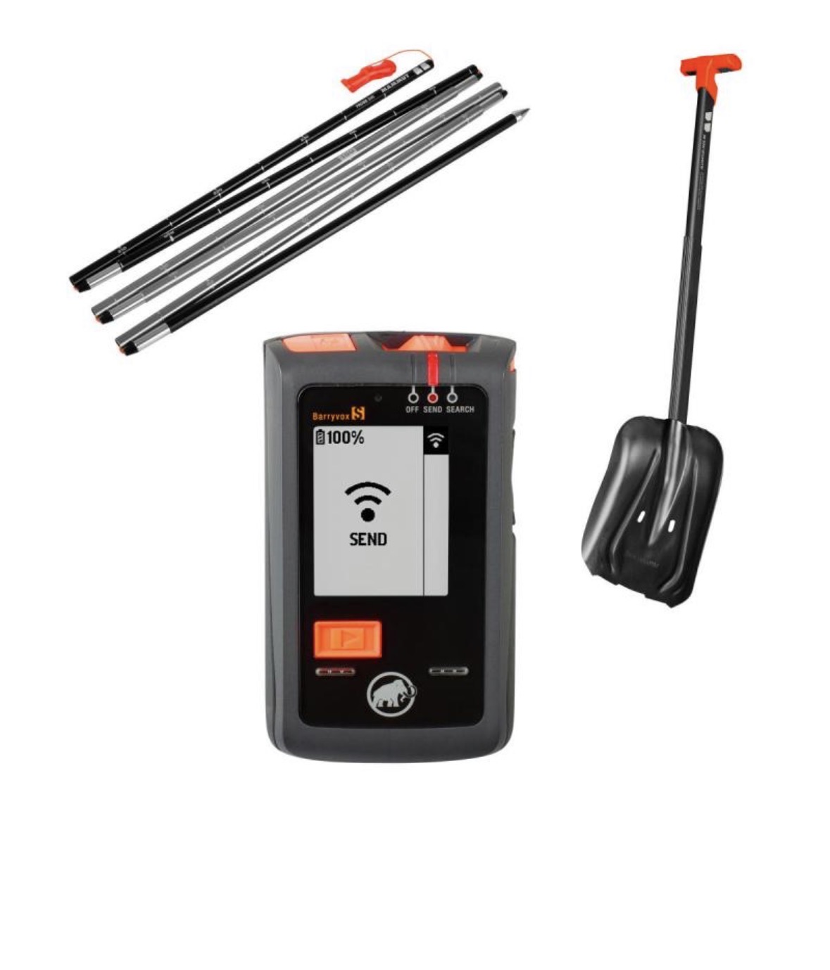 Komplett skredpakke | mammut barryvox package