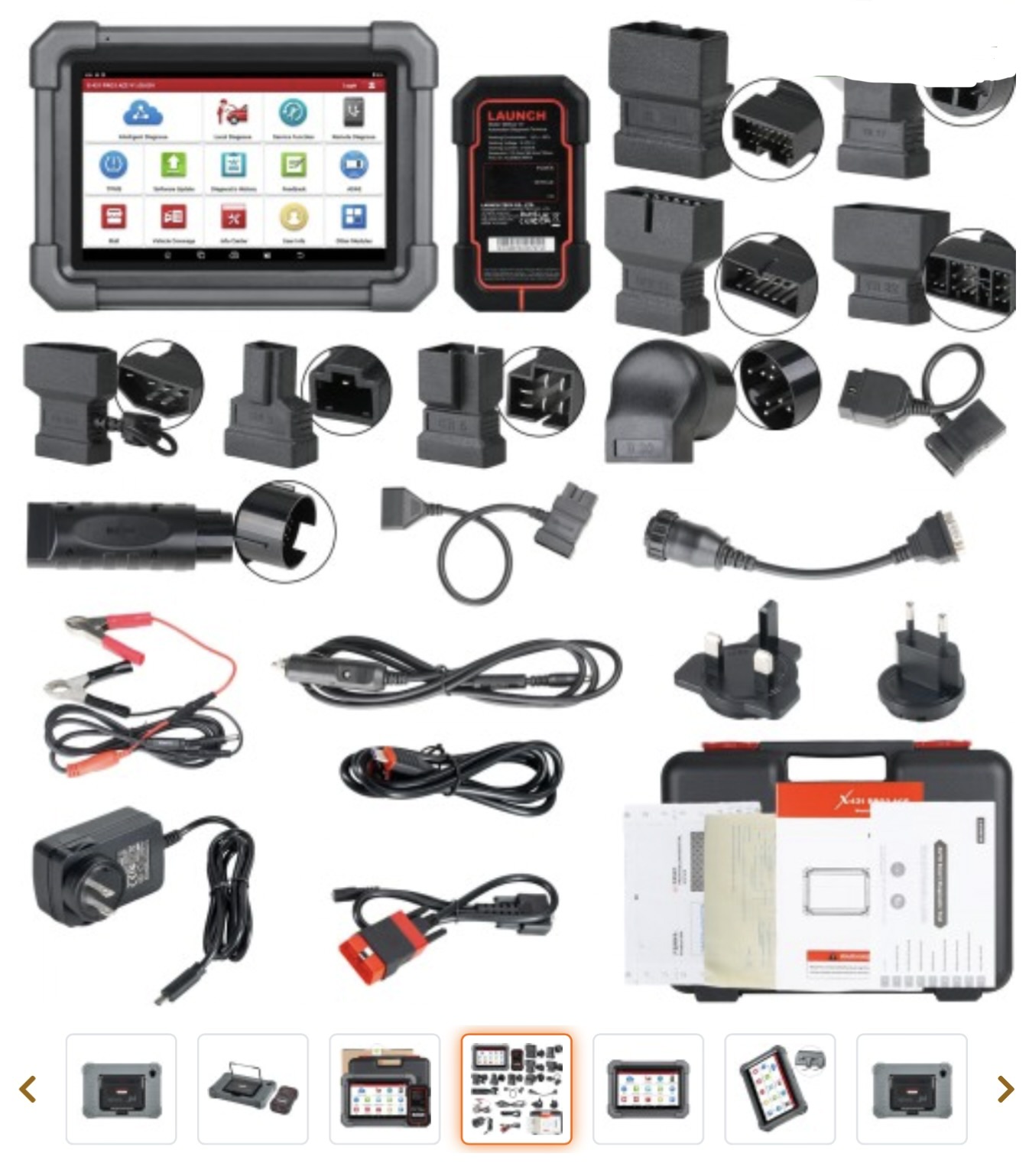 Launch x431 pro3 ace bidirectional scan tool topology map online coding 38+reset