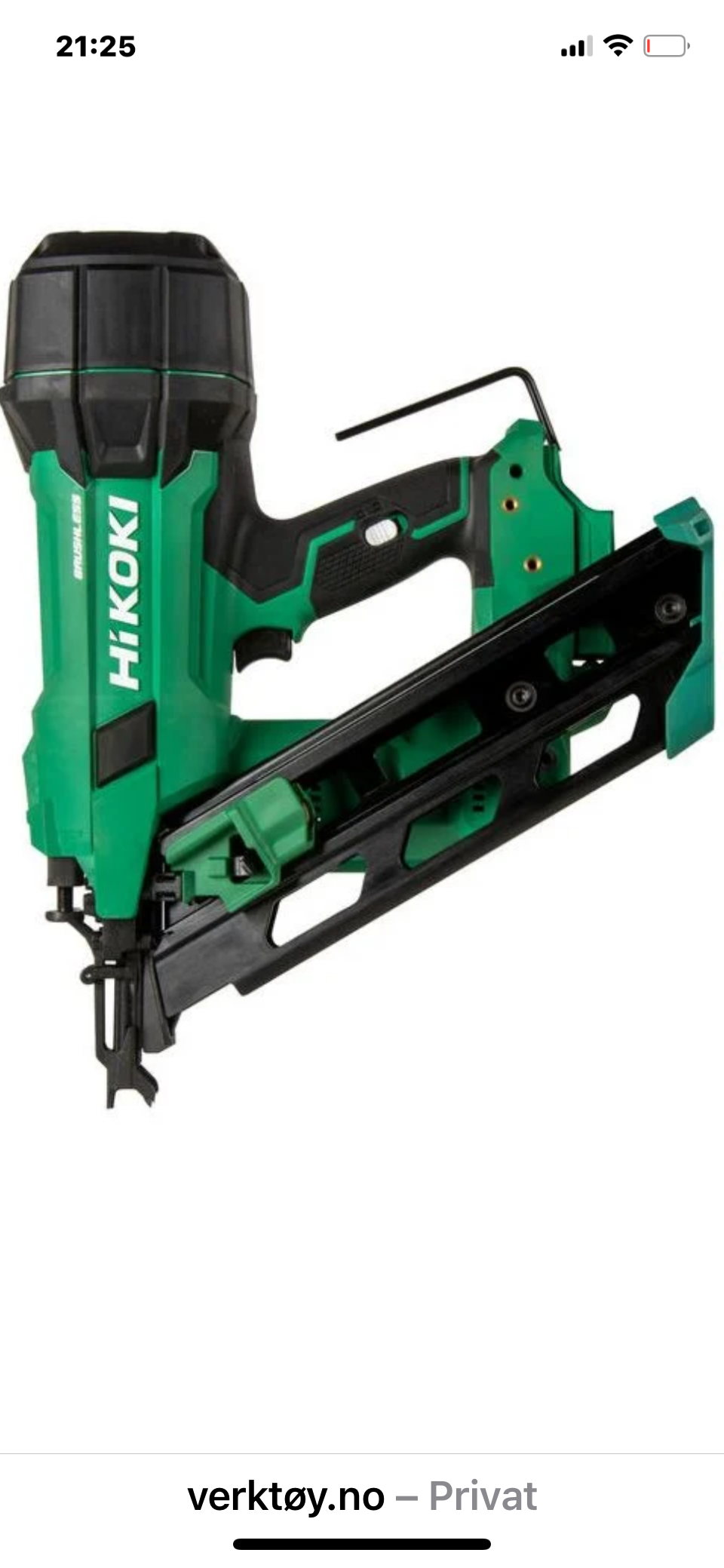 Hikoki spikerpistol 4’’