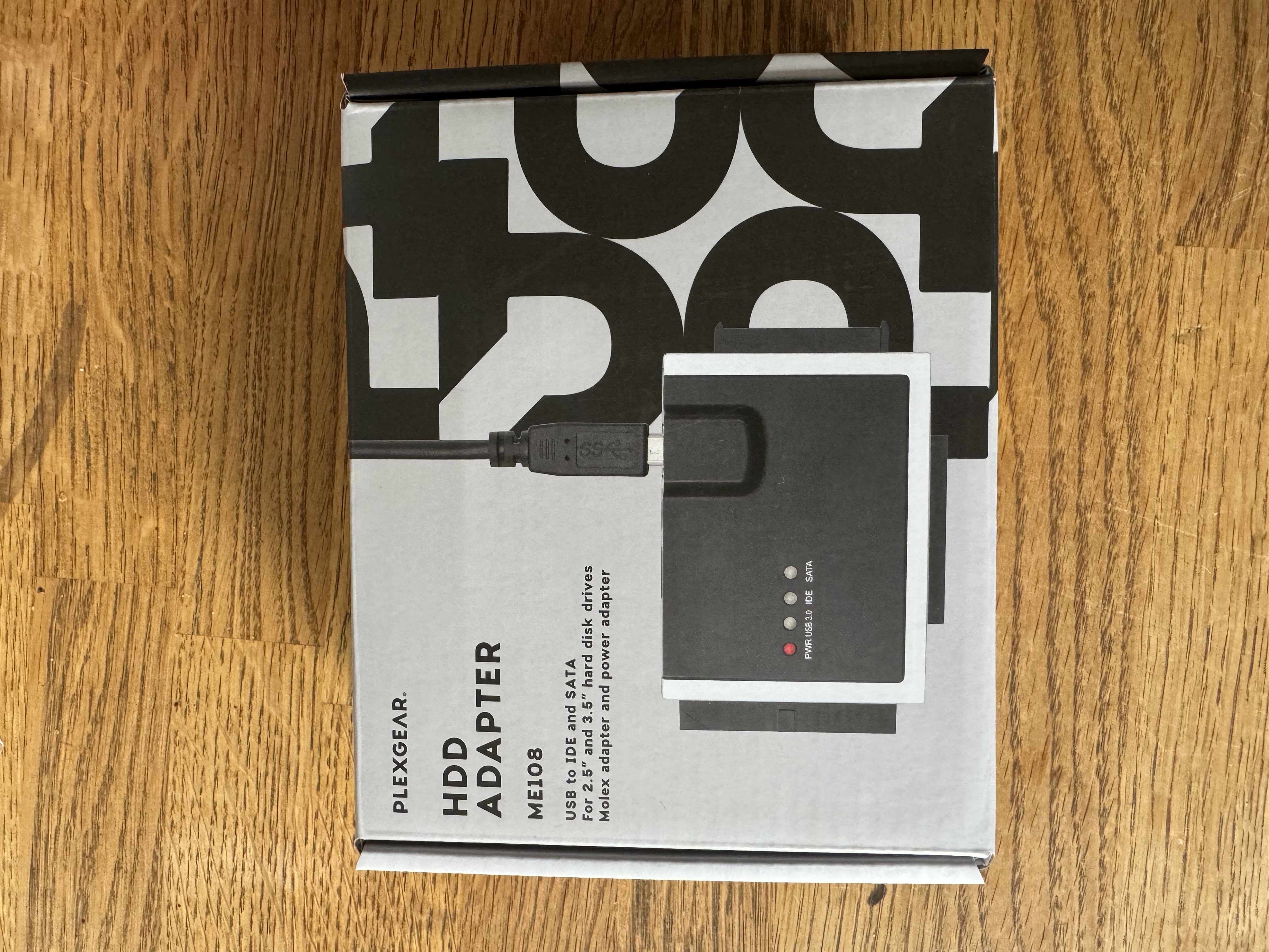 Adapter for dataoverføring fra harddisk