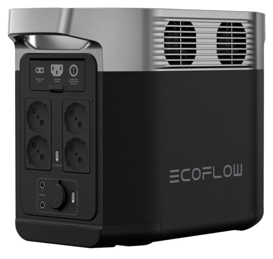 Ecoflow delta 2 batteri - bærbar strømstasjon - 1024wh