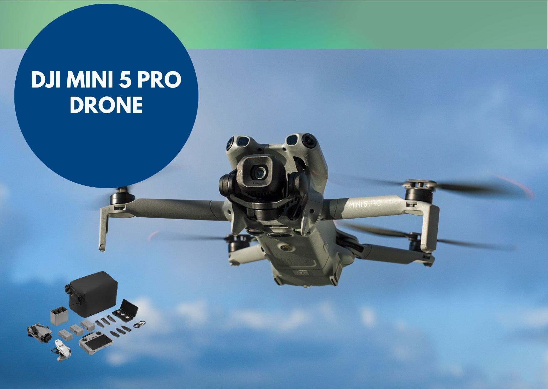 Dji mini 5 pro fly more combo (dji rc 2) drone