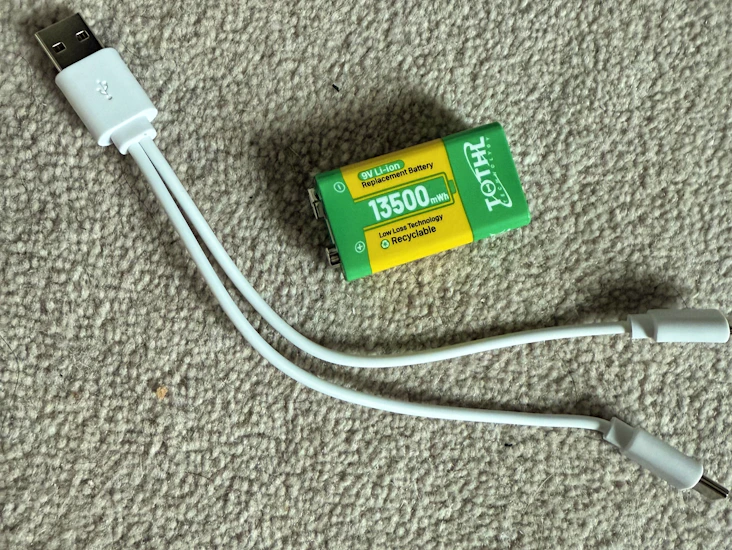 9v rechargeable battery