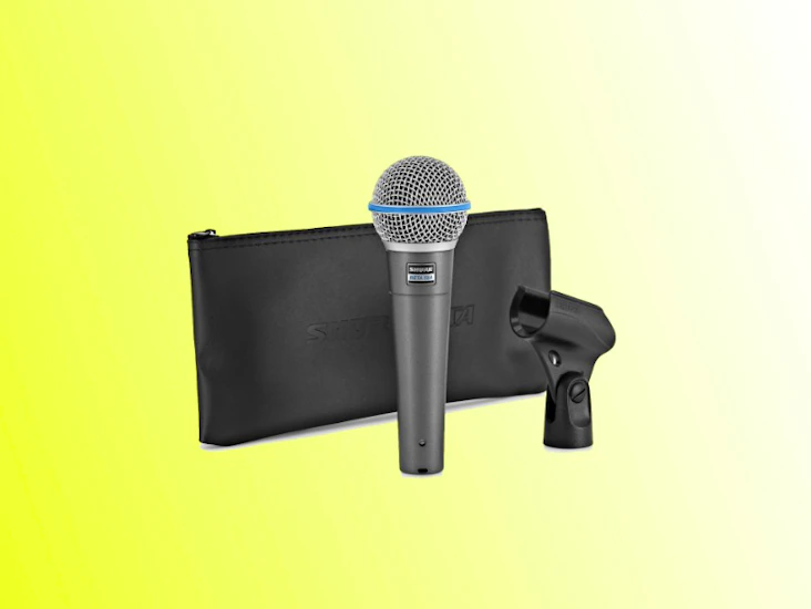 Shure beta 58a + mikrofon stativ