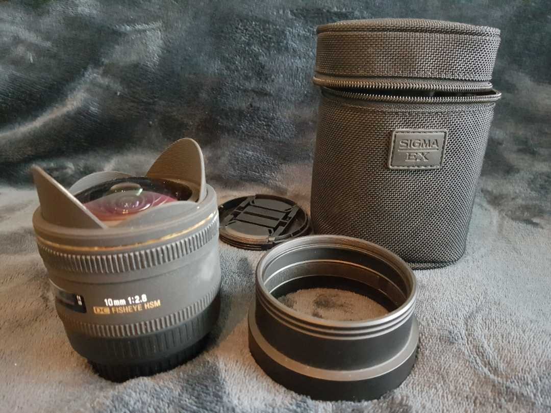 Fisheye sigma 10mm canon ef