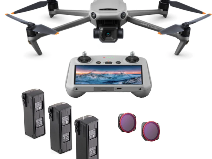 Dji mavic 3 classic with vnd & fly more kit