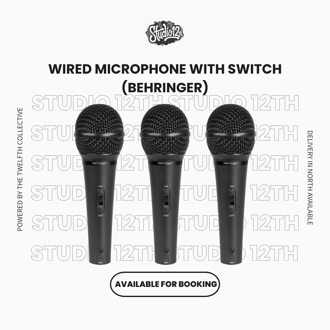 Wired microphone with switcher (behringer)