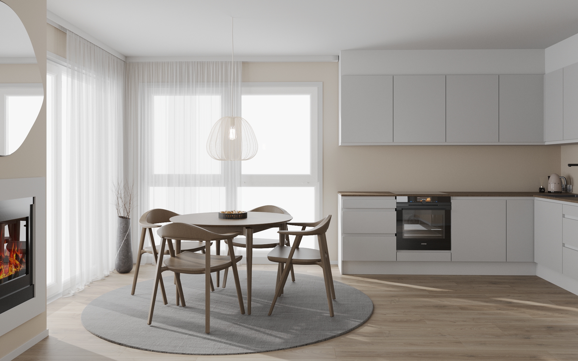  3d-visualisering og interiørdesignrådgivning