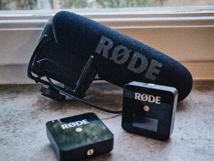 Röde wireless go och mikrofon (filmljud)