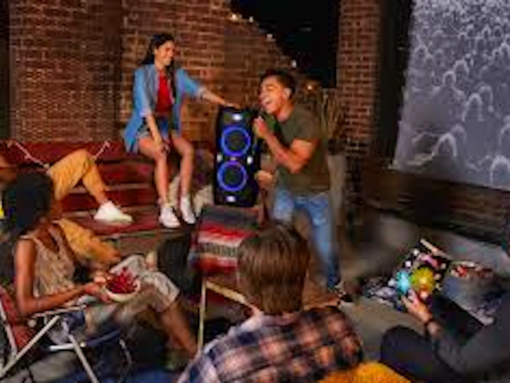 🎤 karaoke-paket: 2 jbl-mikrofoner + jättehög jbl 710-högtalare + disco 🎶