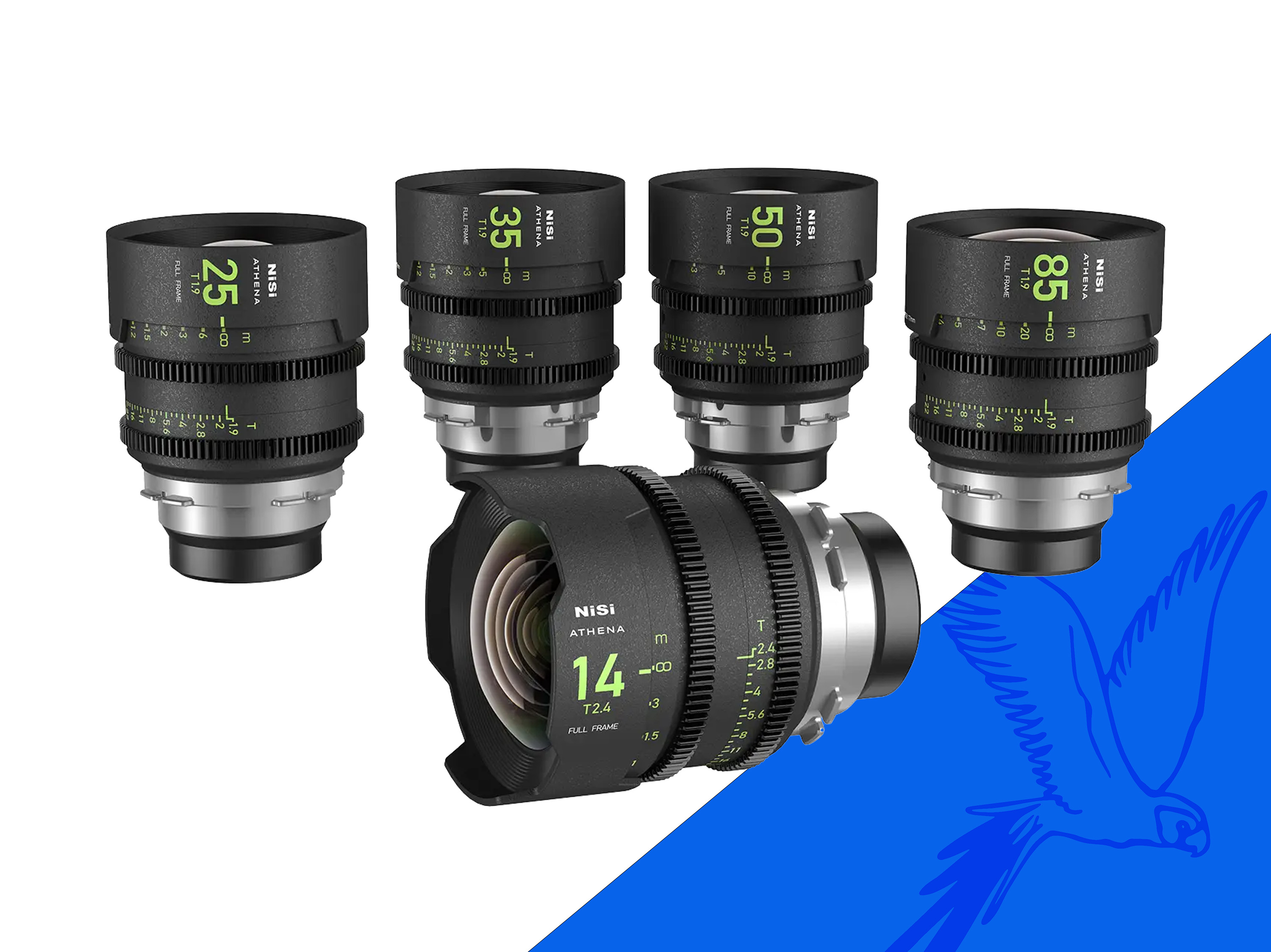 Nisi athena primes 5 lens set