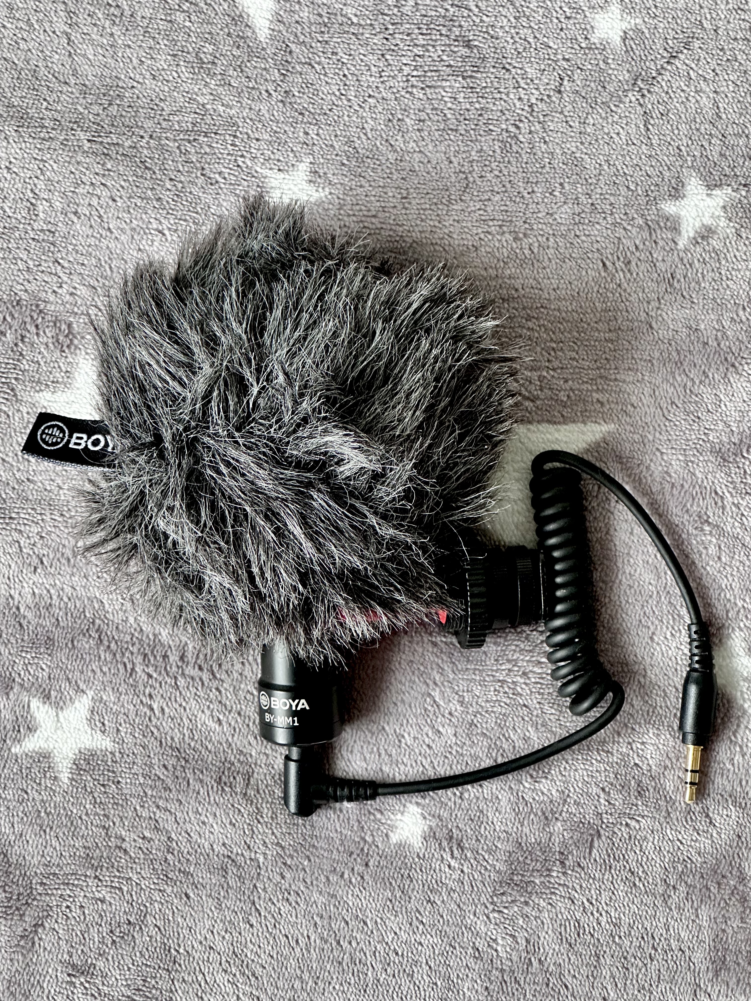 Boya by-mm1 compact microphone – complete set