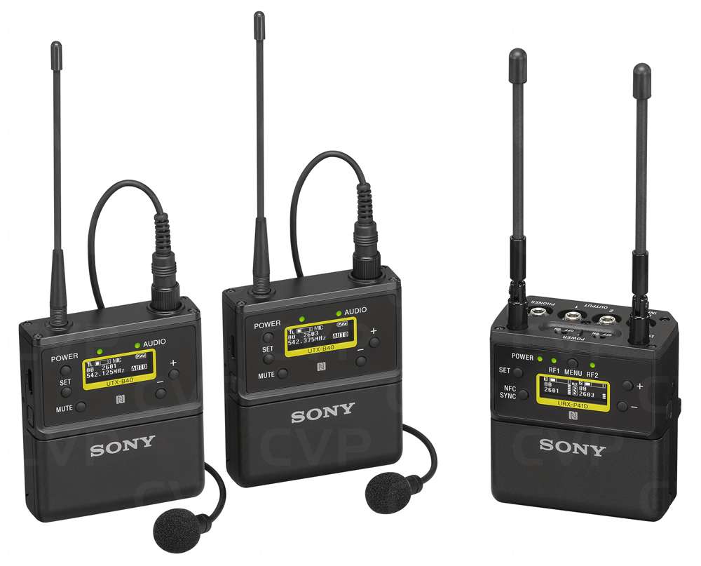 Sony uwp-d27/k33 dual uwp eng uhf wireless kit