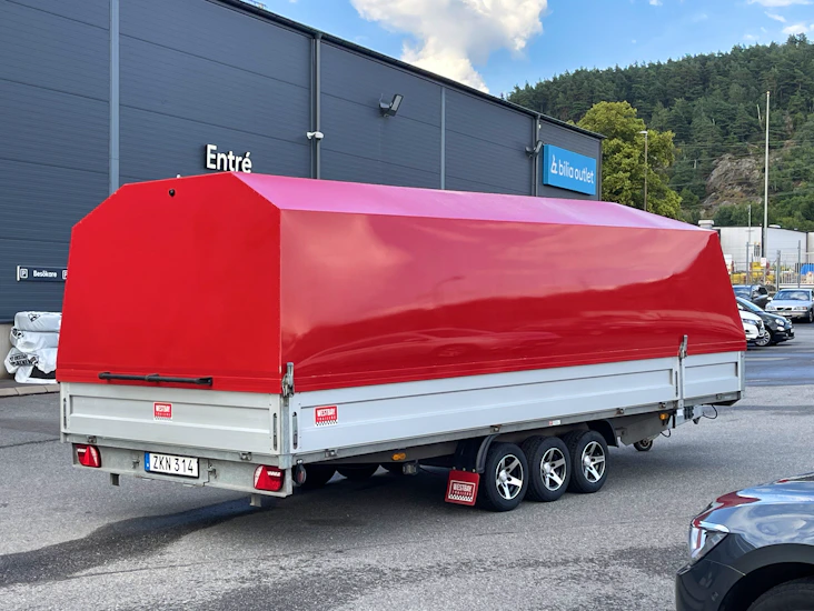 Westbay raceliner biltransport/flyttsläp täckt släp